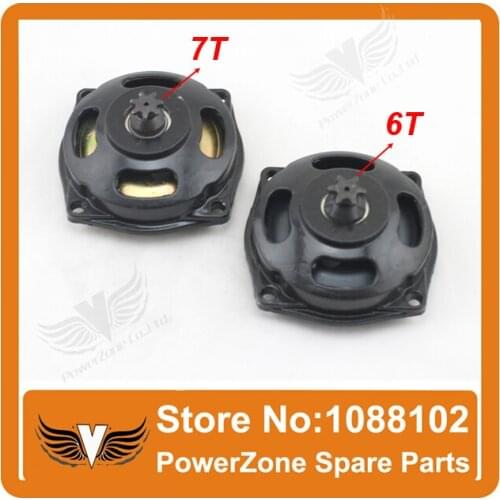6 Teeth/7Teeth 25H 47CC 49CC Clutch Bell /Drum Housing Gear Box Fit To Mini Moto Pocket Bike Quad ATV Parts Free Shipping