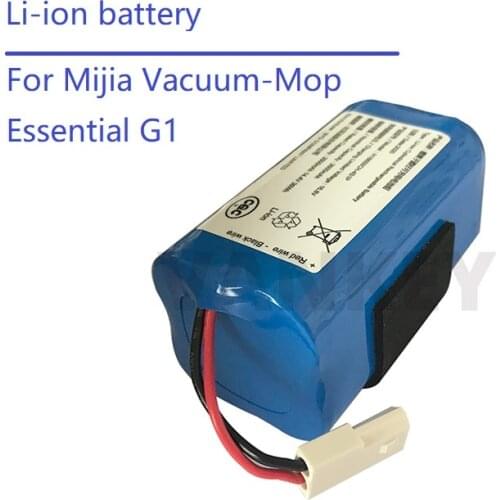 Rechargeable Li-ion Battery for MIJIA Mi Robot Vacuum-Mop Essential G1 Vacuum Cleaner Battery Pack with Capacity 2600mAh