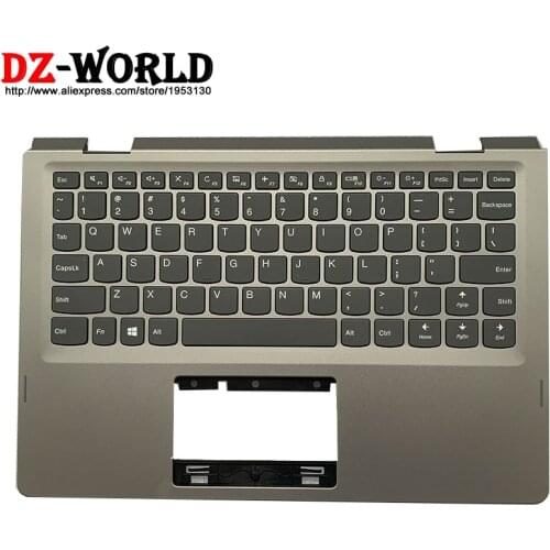 US English Keyboard with Shell Cover Palmrest Upper Case for Lenovo Ideapad Yoga 310-11IAP 2in1-11 Laptop 5CB0Q15383