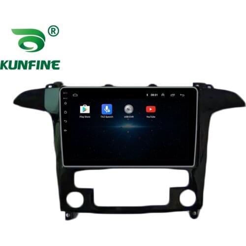 Car Radio For Ford S-MAX 2007-2008 AT AC Android 10.0 Octa Core Car DVD GPS Navigation Player Deckless Car Stereo Headunit