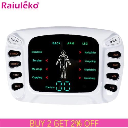 Electric Tens Acupuncture EMS Massager Muscle Stimulator Relief Pain Therapy Electrostimulator Meridian Physiotherapy Massager