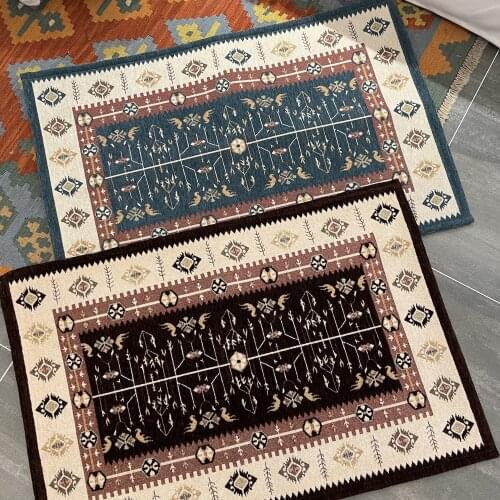 Geometry Vintage Mandala Carpet Lotus Entry Door Mats Chair Carpet