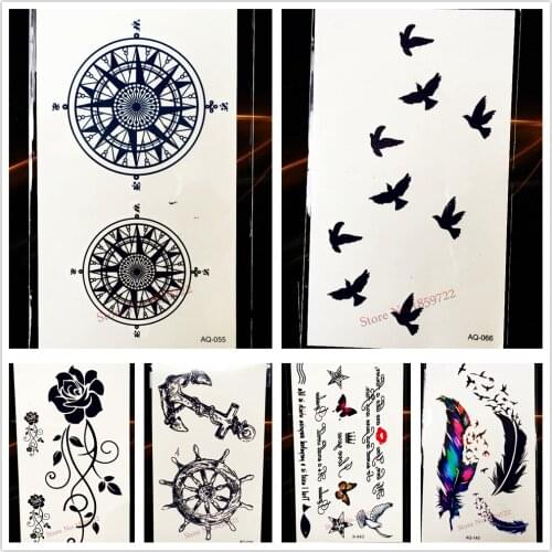 GoldOcean Black Compasses