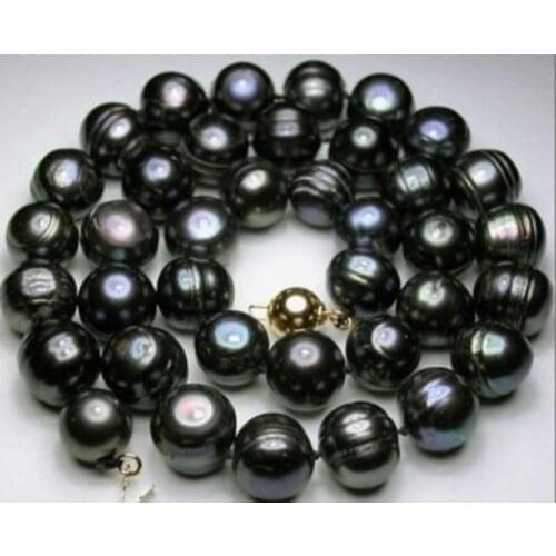 Classic 9-10mm south sea white pearl necklace 18" 925silver clasp