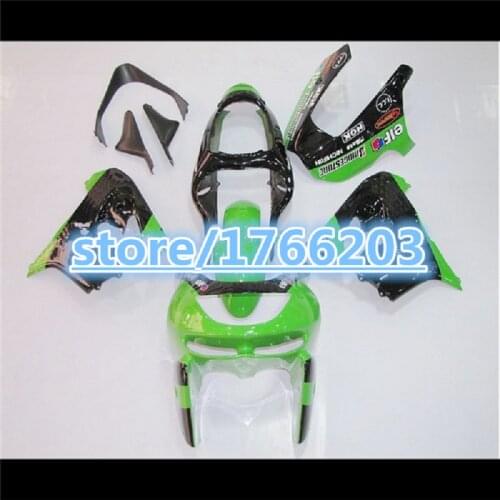 Body For KAWASAKI NINJA ZX-9R ZX9R 98-99 ZX 9R 1998 1999 ZX 9 R ZX9 R 98 99 1998 1999 Green black Fairing