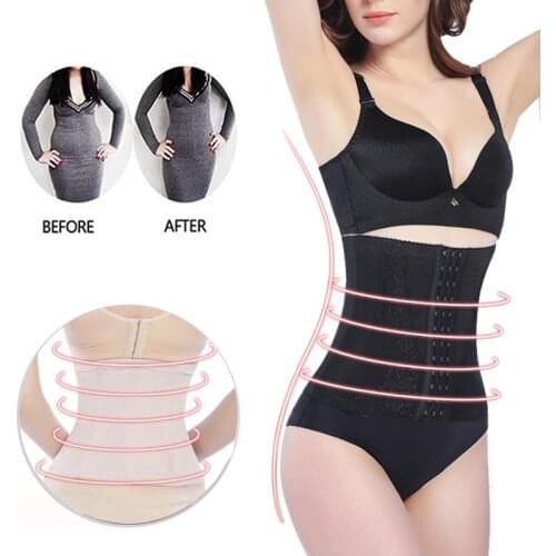 Women Waist trainer body shaper Modeling Strap Slimming Belt sexy Corset Shapewear tummy control corset Underwear