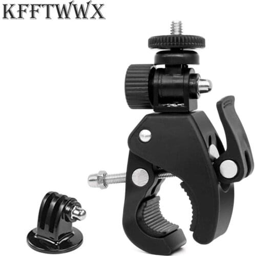 KFFTWWX for Gopro Hero 9 8 7 6 4 Black Bicycle Motorcycle Handlebar 360 Degree Tripod Mount for YI 4K SJCAM SJ8 PRO Accessories