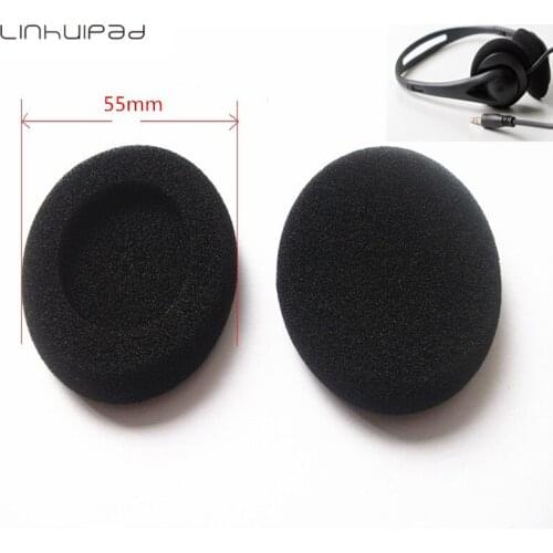 Linhuipad 55mm Headphone replacement foam sponge pads 5000pcs/lot