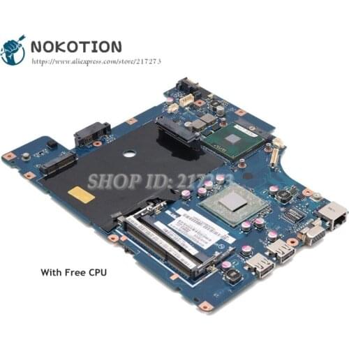 NOKOTION For Lenovo G460 G460E Laptop Motherboard GM45 DDR3 Free CPU 14 inch PAW10 LA-7011P MAIN BOARD