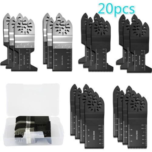 20pcs Oscillating Multifunction Saw Blades Set Professioanl Wood Working Cutter Power Tools Accessories Circular Saw Blade