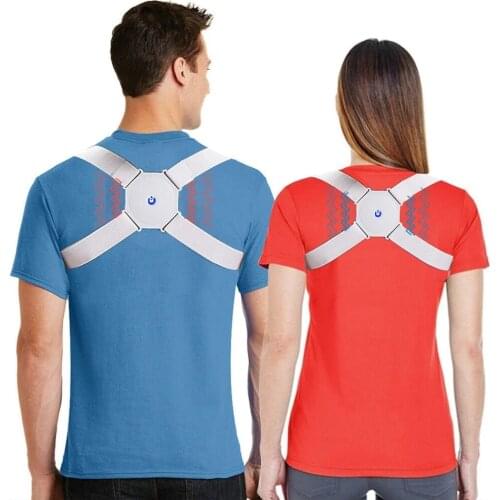 New Adjustable Smart Back Posture Corrector Back Intelligent Brace Support Belt Corrector Upper Back Brace Clavicle Support
