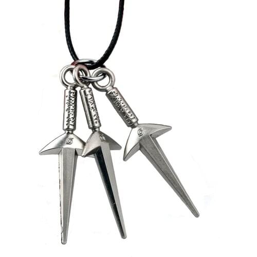 Anime Movies Akatsuki Pendant Necklace Samurai Sword Fashion Jewellery Gifts Necklace For Best Friend Best Bestie Lovers Neckla