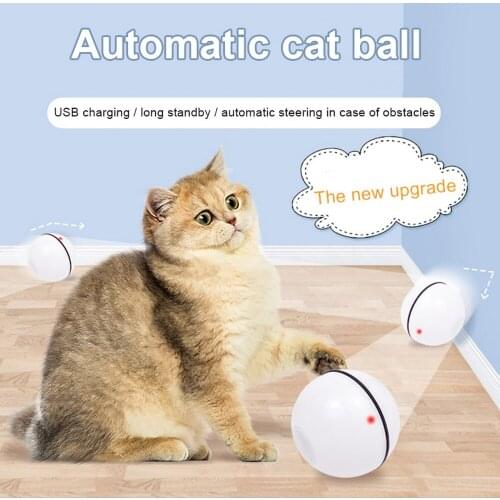 Smart Cat Toys Interactive Ball Catnip Cat Training Toy Pet Playing Ball Pet Squeaky Supplies Products Toy for Cats Kitten Kitty
