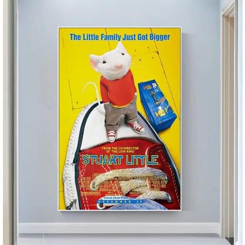 V0886 Stuart Little Vintage Classic Movie Wall Silk Cloth HD Poster Art Home Decoration Gift