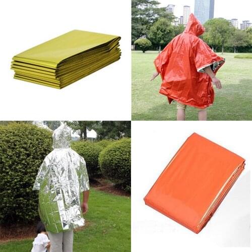 Emergent Blanket Lifesave Dry Outdoor First Aid Survive Thermal Warm Heat Rescue Kit Camping Space Foil Military Blanket