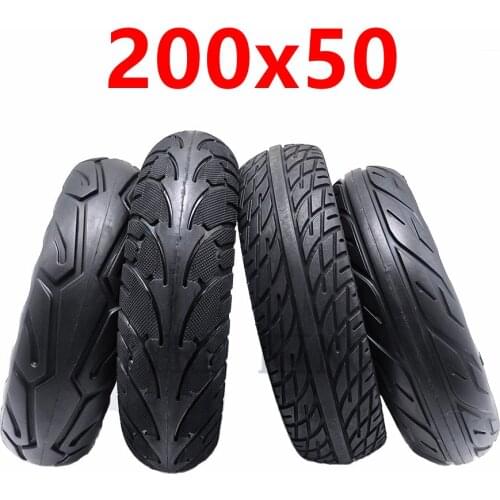 High Quality 200x50 Solid Tire 8 Inch Explosion Proof Tyre for Electric Scooter Accessories