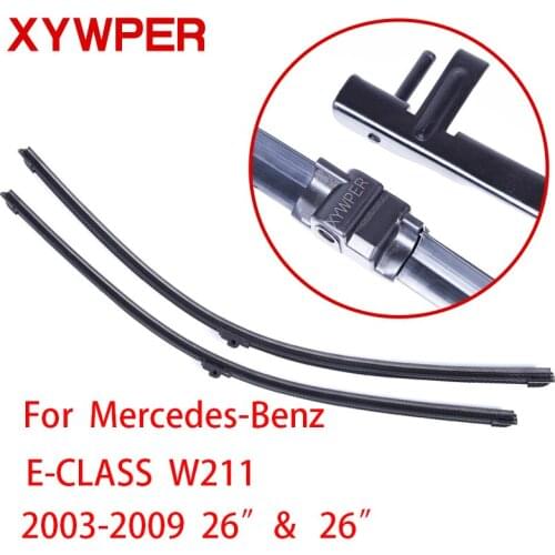 XYWPER Wiper Blades for Mercedes-Benz E-CLASS W211 2003 2004 2005-2009 26"&26" Car Accessories Soft Rubber Car Windshield Wipers