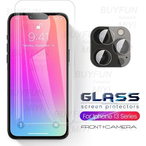 Camera protective glass for iphone aiphone aifon 13 pro max mini 5g 2021 screen protectors toughened guard film cover