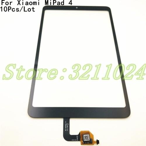 10Pcs 100% Tested High Quality 8.0 inches For Xiaomi Mipad Mi Pad 4 Mipad4 Touch Screen Digitizer Sensor Outer Glass Lens Panel