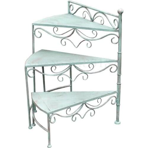 600 Gardening European flower stand three layers stackable triangle rack folding ladder frame indoor living room balcony flower