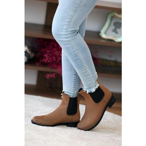A3535-20Taba Nubuck Pink Potin Tan Nubuck Women 'S Boots A3535-20