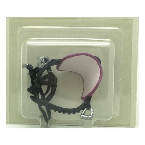 Pvc figure model toy saddle for little horse