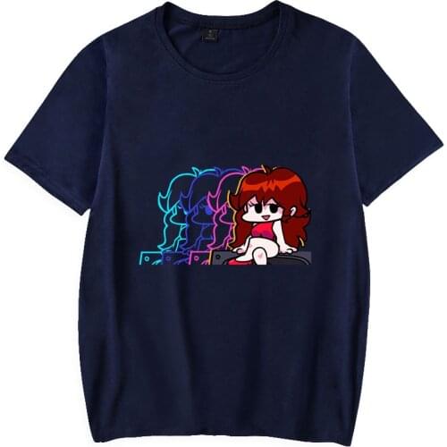 Friday Night Funkin Print Spring Summer Holiday Street Graffiti Style Men/Women Casual T-shirt Novelty Kawaii Hip Hop Punk style