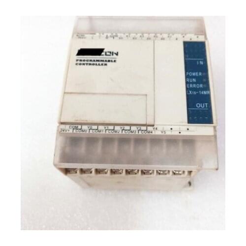 New Original LX1S-14MR-A PLC 100-240VAC 8 Point Input Relay 6 Point Output 1 COM