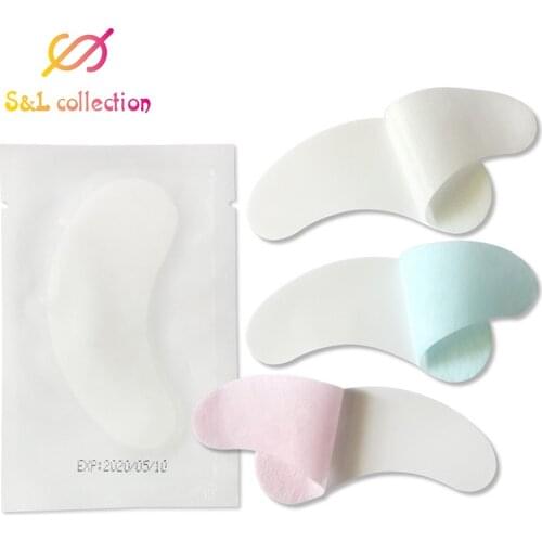 50 Pairs Eyelash Extension Paper Patches Grafted Eye Stickers Eyelash Under Eye Patch Eye Skin Care Hydrogel Eye Patch