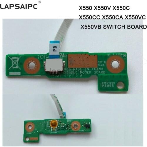 X550 X550V X550C X550CC X550CA X550VC X550VB SWITCH BOARD Power Button Board With Cable free DHL