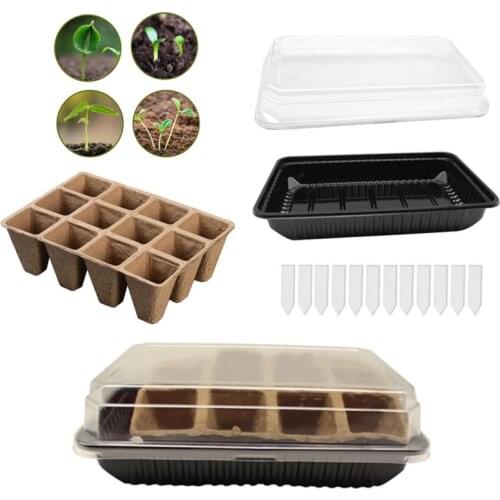 12 Hole Garden Plant Seed Grows Box Nursery Seedling Starter Garden Yard Tray Seed Starter Tray Kit Seedlings Seed Starter Tray