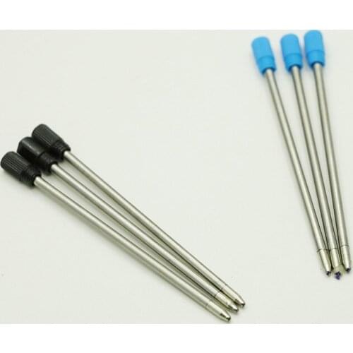 10PCS New Long 7CM Ballpoint Refills Factory Outlets Office School Stationery Metal Ball Pen Refills