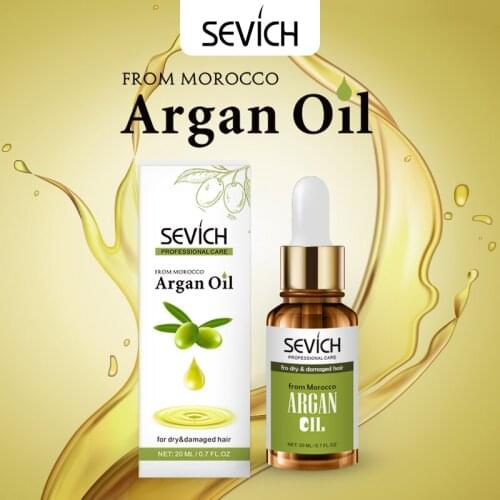Sevich Keratin Morocco Argan Oil 20ML Moisturizing Dry Damaged Hair Straight Maintenance Repair Treatment Hair Mask