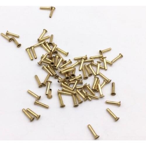 High quality 20KG/piece Copper Finished Rivet 1.3*6.8mm Suitable For Umbrella Stand