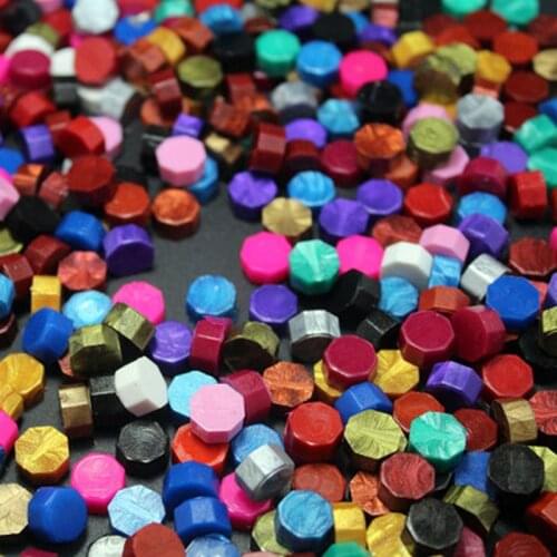 WYSE Sealing Wax Beads Wax Seal Beaded Waxes Stamp for Wedding Vintage Craft Decor Card Making Tools
