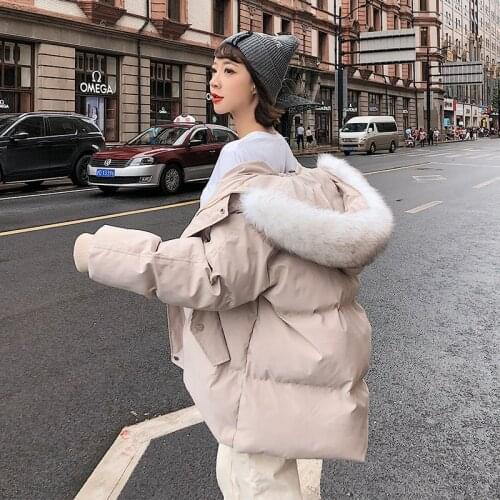 Female Coat Winter Solid Women Jacket Casual Hooded Womens Windbreaker Plus Velvet Loose Jackets Womens Winter Coats 2021 New