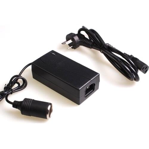 220V to 12V Car Power Converter 60W Charger Veicular for Vehicle Vacuum Cleaner Refrigerator Input current 220V AC-180
