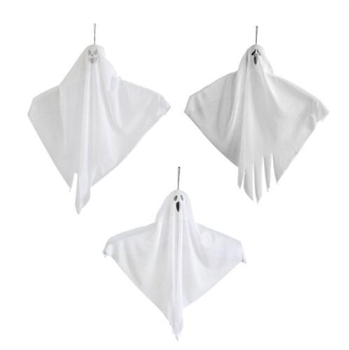 3pcs Halloween Flying Ghosts Party Hanging Decoration For Yard Patio Approving