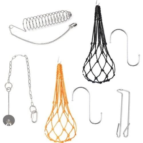 4pcs/set Chicken Vegetable Hanging Feeder Toy for Hens Pet Birds Veggies Skewer Fruit Holder for Hens Large Bird Coop Toys