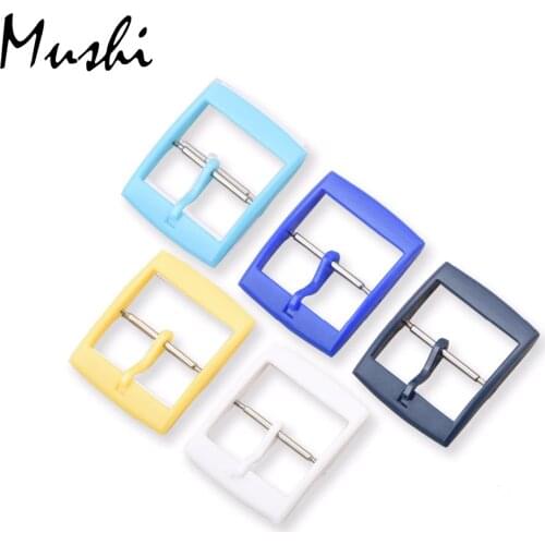 MS Watch Accessories for Swatch Strap Buckle SWATCH Silicone Watch Band Plastic Strap Buckle 16mm 19mm 20mm Rubber Straps 5pcs