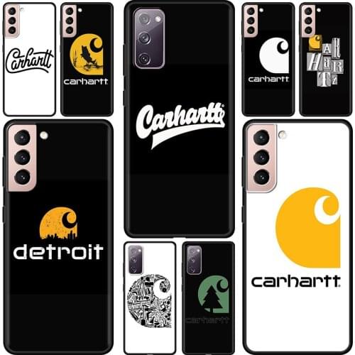 Famous brand carhartts Cell Phone Case for Samsung Galaxy S21 S20 FE Note 20 Ultra S10 Lite S9 Plus S8 S10e TPU Cover Coque Capa