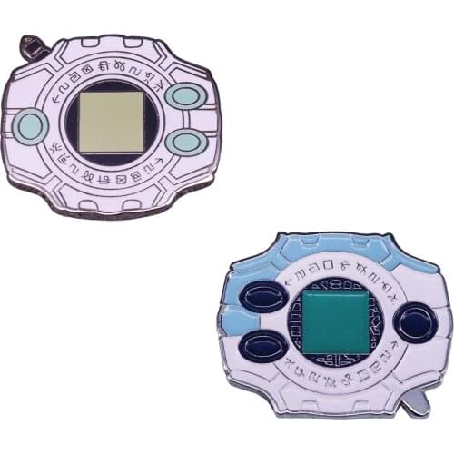 Digimon Adventure Digivice enamel pin 90s childhood nostalgia jewelry