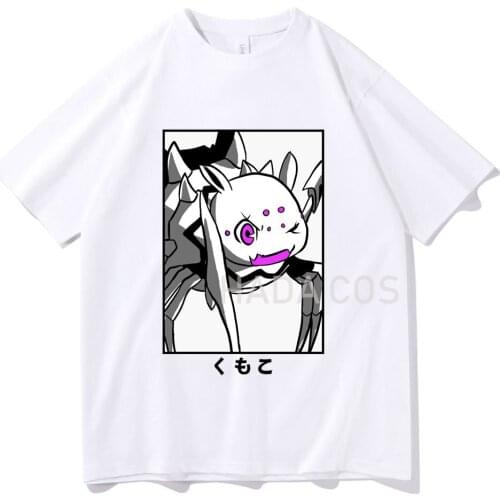 Japanese Anime What about Reincarnated Spiders T-shirt Men Women Hip Hop Style Short Sleeve Tee Unisex Oversized Fashion Tshirt