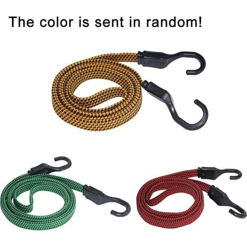 Strong Elastic Cord Rope Tie Down Belt Cargo Luggage Lashing Straps Fix For Motorcycle Bike SUV Car Roof Cargo Outdoor Camping