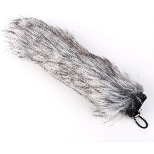 24CM*5CM 18CM*5CM gray Microphone Windshield Fur Wind Muff For Camera Recorder Rode Shotgun Video Mic
