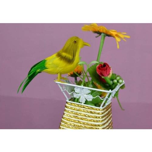 About 12cm simulation bird beautiful feathers bird model handicraft home Photography props garden decoration h1029