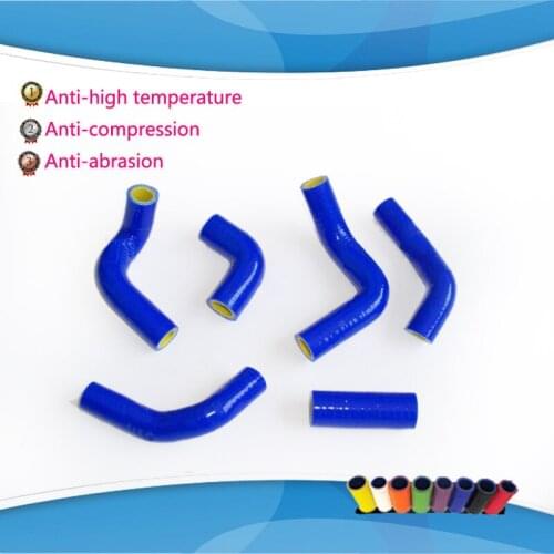Motorcycle silicone radiator hose kit for HUSQVARNA HVA TE TC 400 450 510 02-08