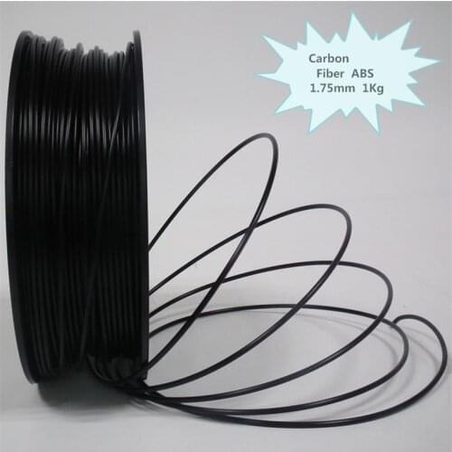 ABS Carbon Fiber 3d Printer Filament 1.75mm 1Kg ABS-CF Upgrading Formula of ABS Carbon Fiber