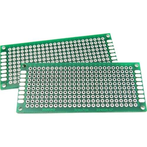 Hole Board Glass Fiber Epoxy Plate 3*7 Double-sided PCB Circuit Board Test Baker Board