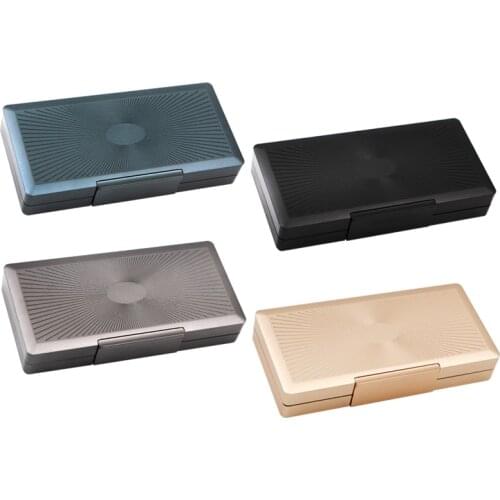 Aluminum Alloy Cigar Humidor Portable Metal Cigar Box Sealed Outdoor Travel Cigars Storage Box